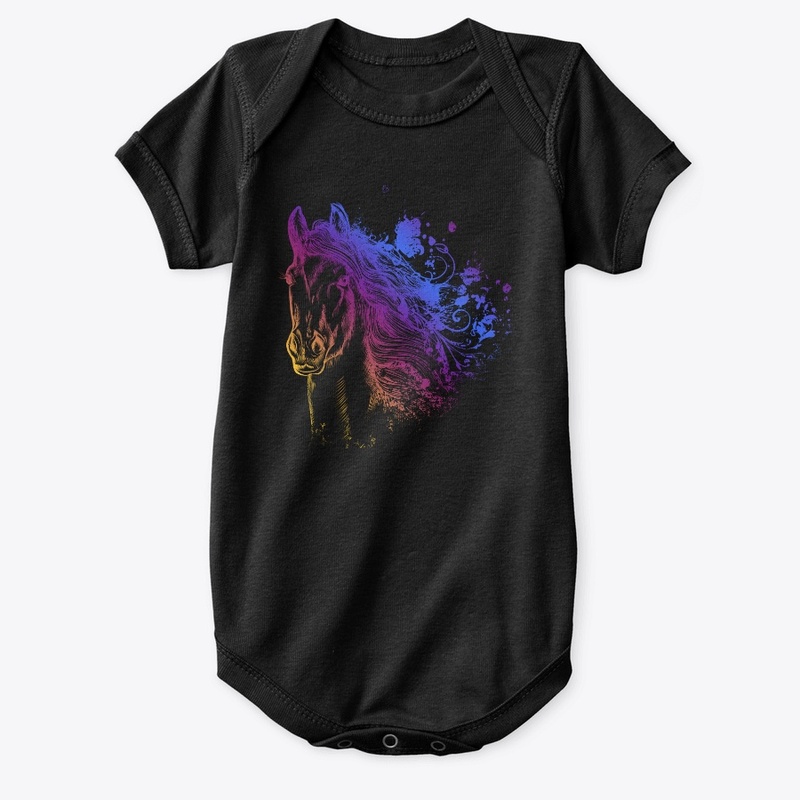 Colorful Horse Lover