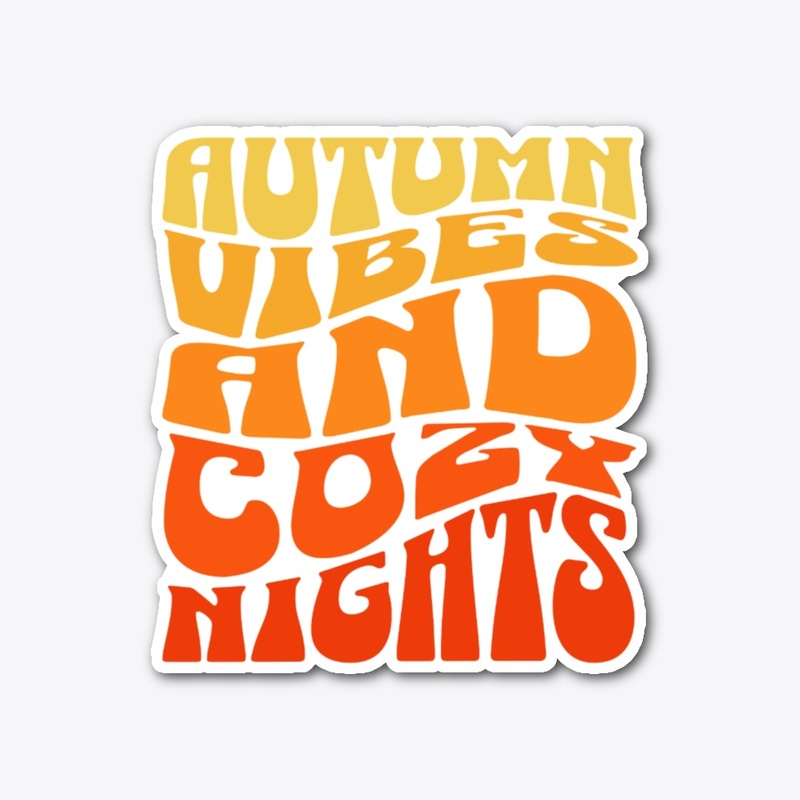 Autumn Vibes Cozy Nights Fall Streetwear