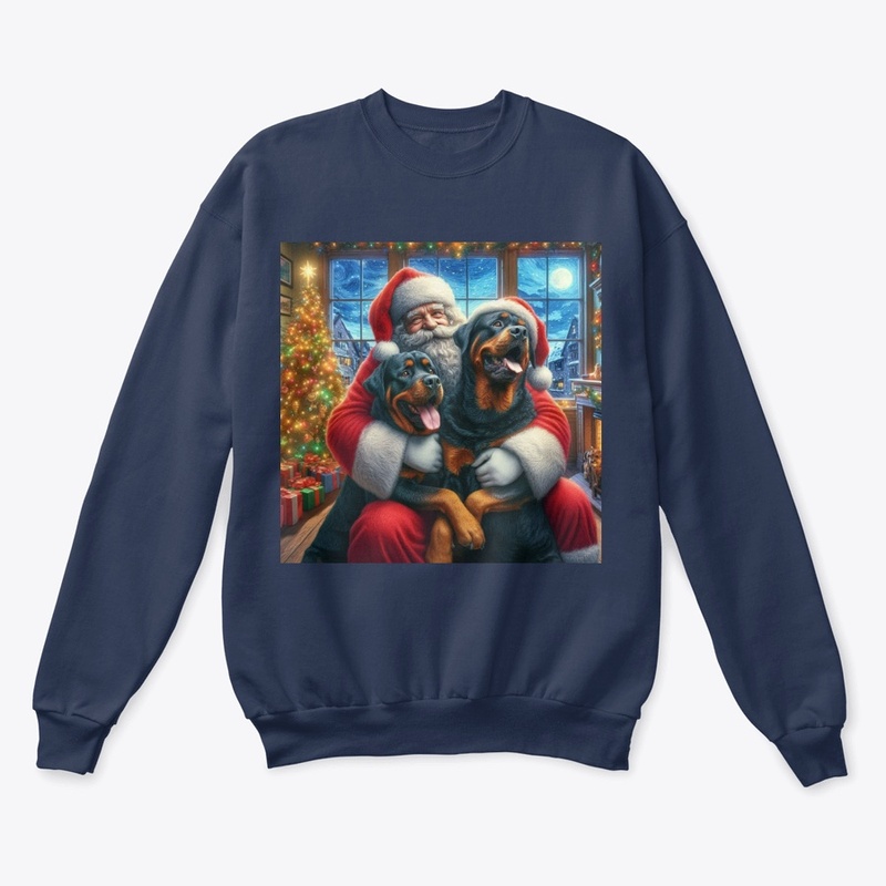 Rottweilers and Santa