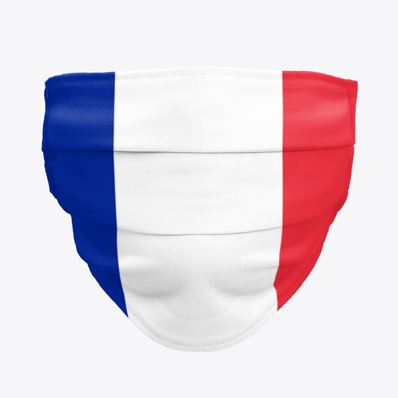 French Flag Face Mask