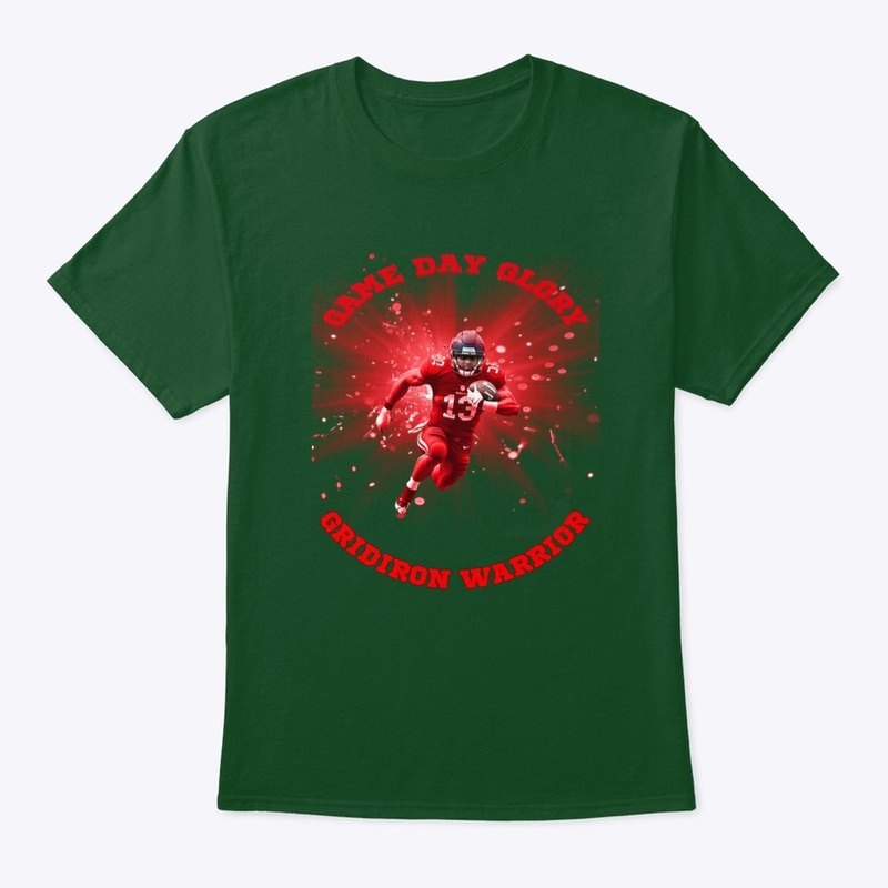 Game Day Glory  Full Red print.
