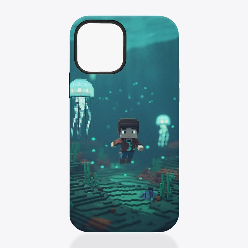 iPhone Tough Case with Boy underwater