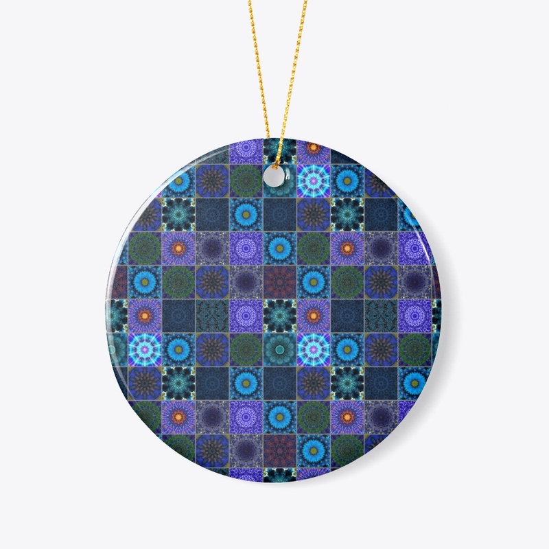 Blue Crazy Quilt