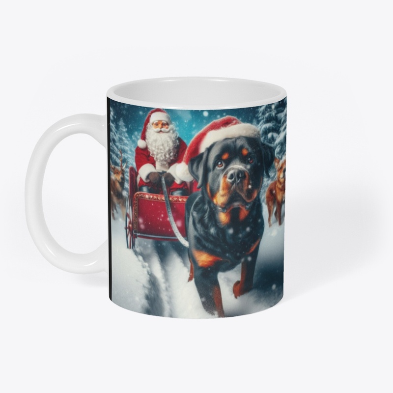 Rottweiler & Santa
