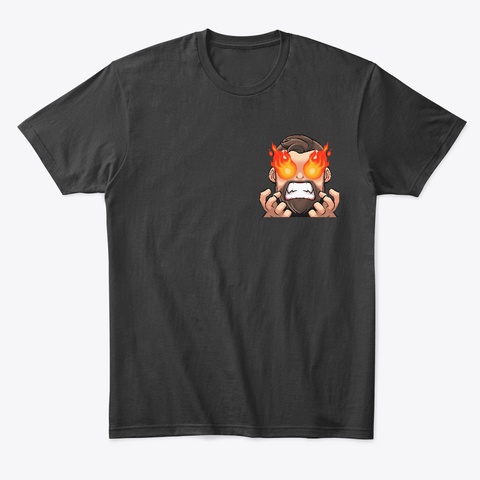 Rage Black T-Shirt Front