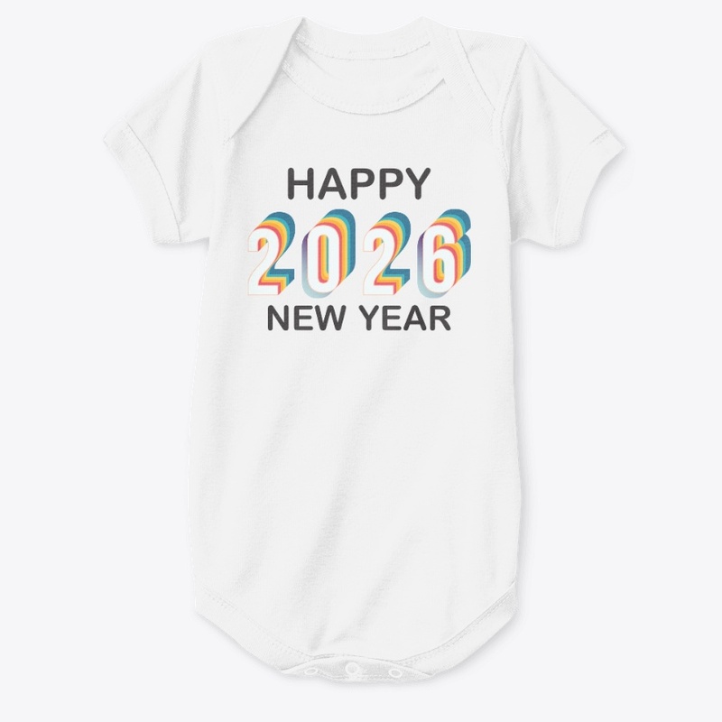 Happy 2026 new year design