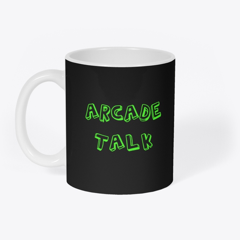 Arcade Talk With Neon Green Text