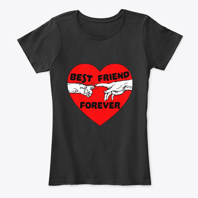 Best Friend Forever Red Heart