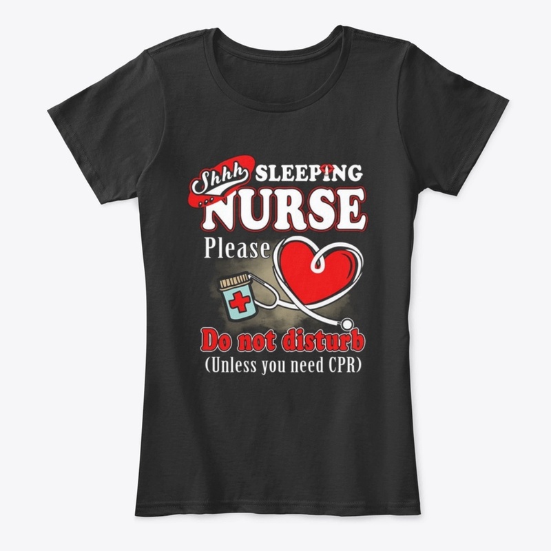 Sleeping Nurse Do Not Disturb