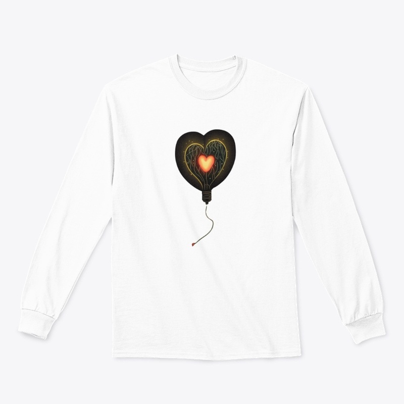 Heart Shaped Balloon Lightbulb
