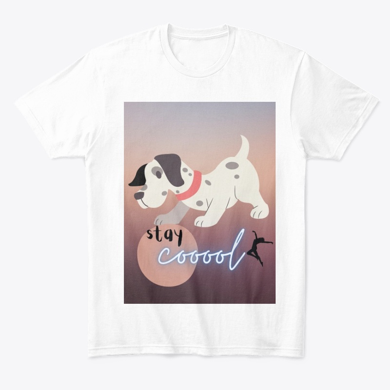 stay cool dog's t-shirt