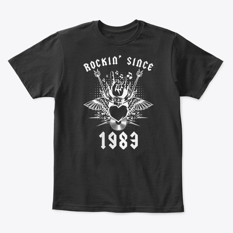 Rockin Since 1983 37Th Birthday Item Tee