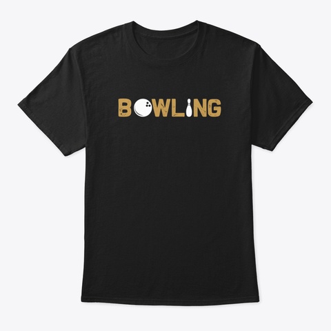 Bowling   Bowling 0 Black T-Shirt Front