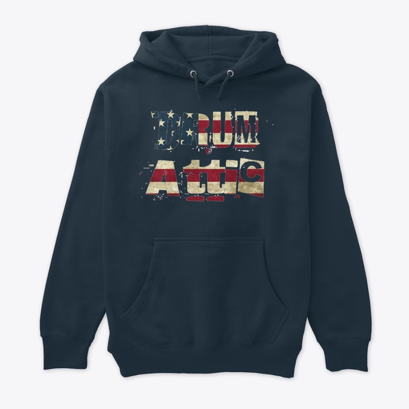DA - USA TEXT PREMIUM HOODIE