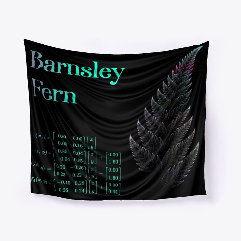 Barnsley Fern Fractal Green