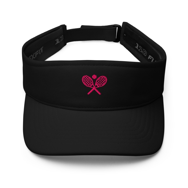 Pink Rackets Crossing Design Visor