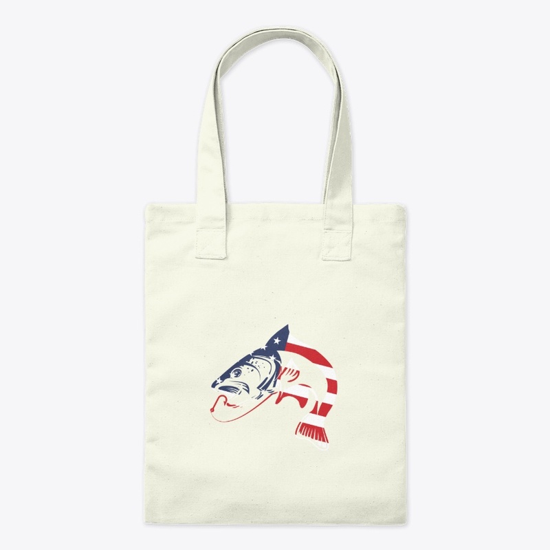 American Flag Fishing design