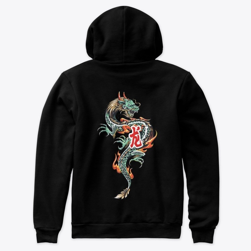 Graphic Hoodies Women Dragon