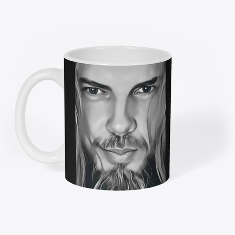 The Eyes Mug Black T-Shirt Front