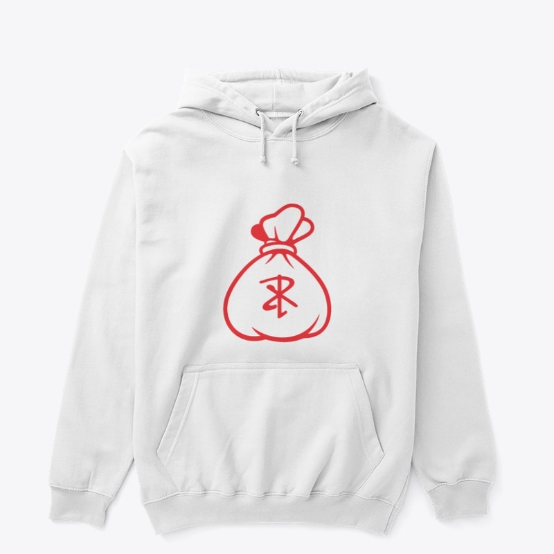 BAINO mark money Pullover Hoodie red