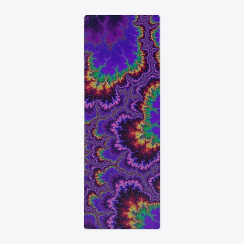Colorful Trippy Hippie Rainbow Fractal