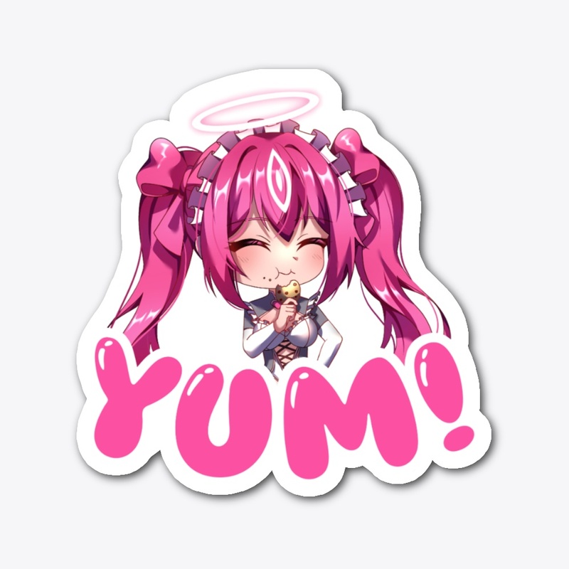 Snack Attack Rose Sticker