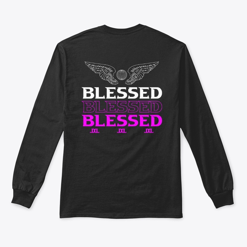 "BLESSED" Angel wings streetwear