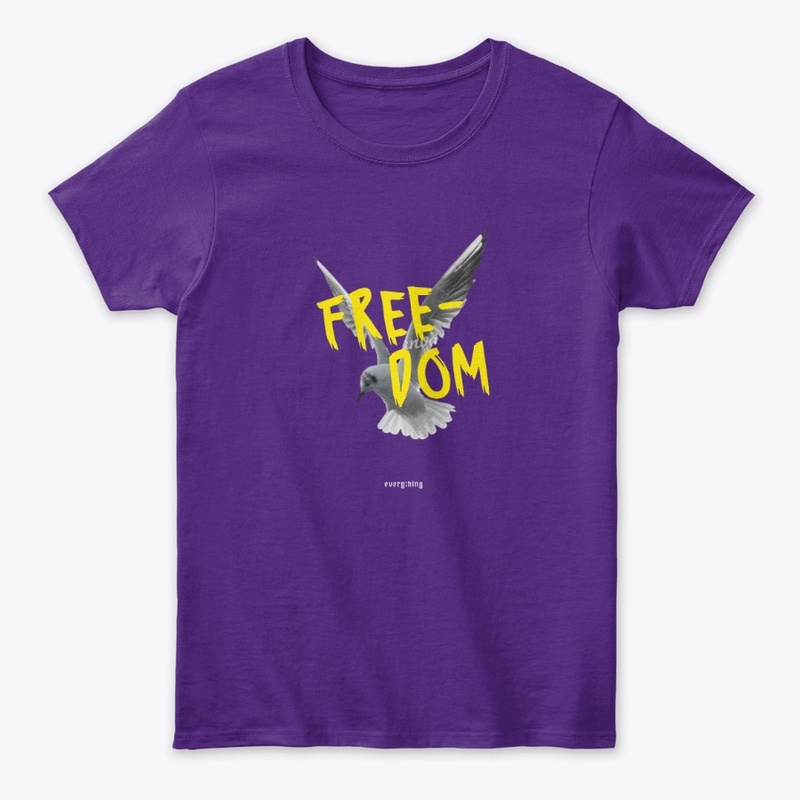 White Yellow Quote T-shirt