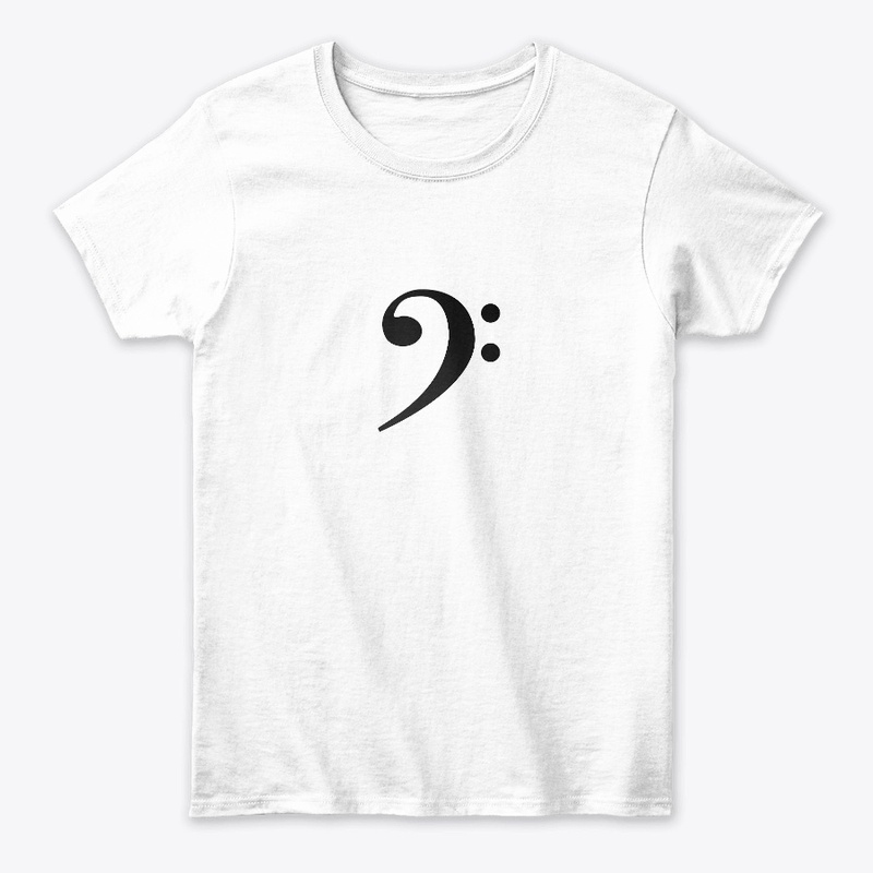 Bass Clef - Black on White