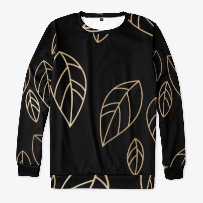 Casual Covered In Gold Leaves