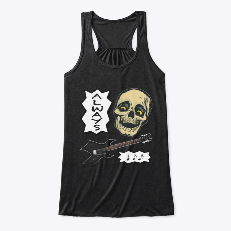always skull guitar