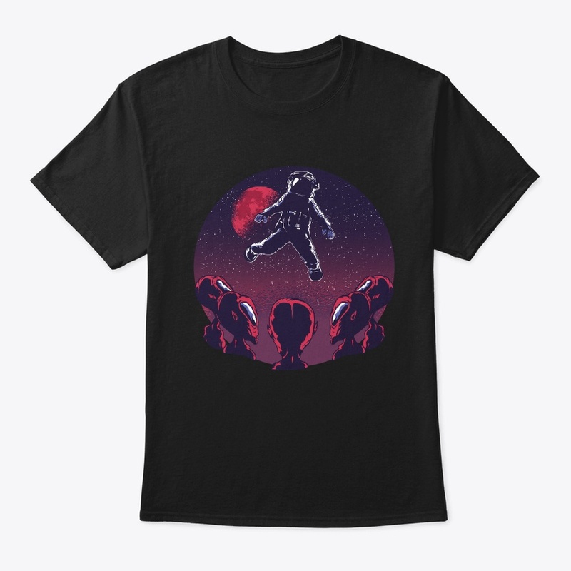 Space Astronaut meeting Aliens