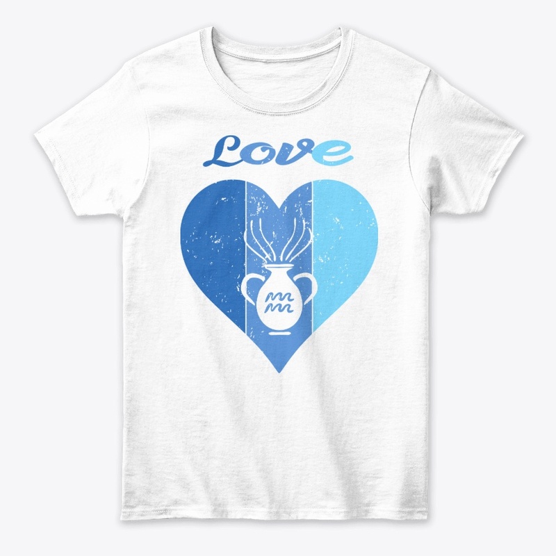 AQUARIUS ZODIAC LOVE T-SHIRT