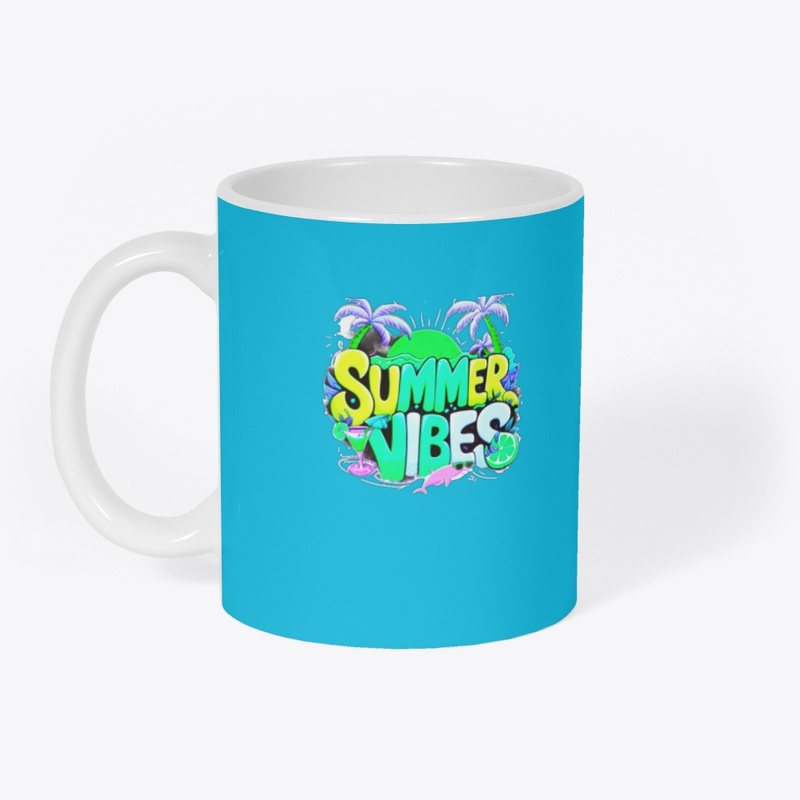Summer vibes t-shirt design. 