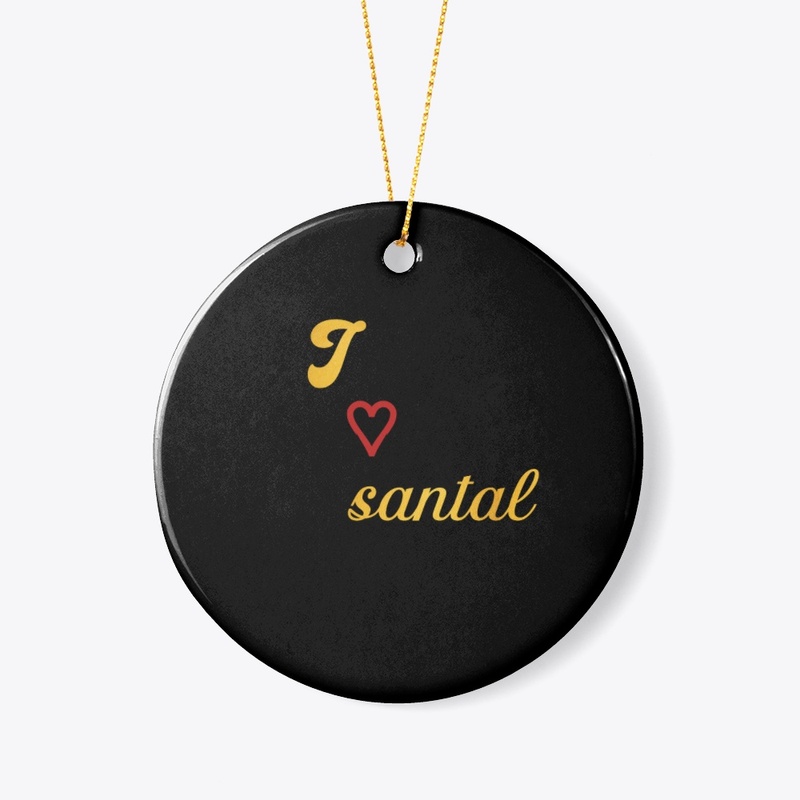 'I love santal' new stylish shirt 