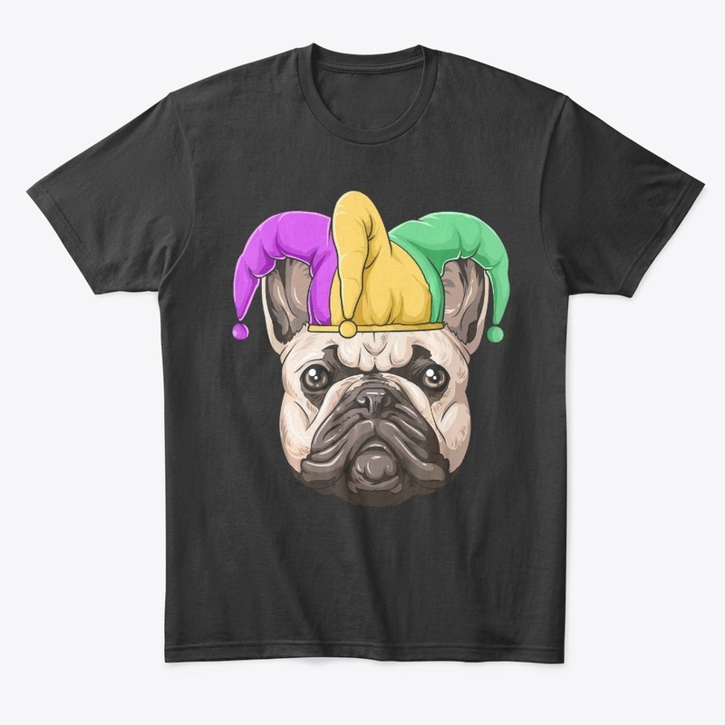 Mardi Gras French Bulldog Carnival Hat
