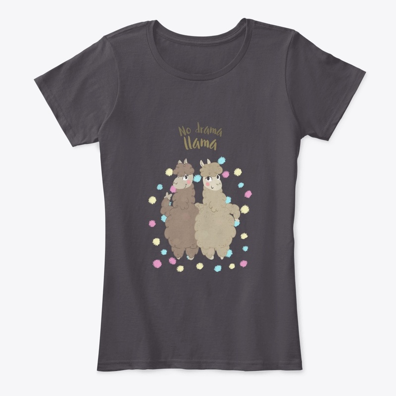 Two Llamas Sans the Drama Novelty 