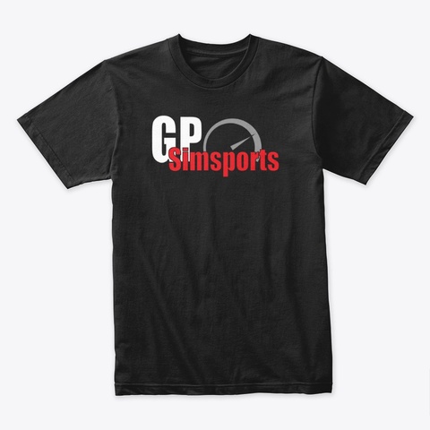 Large Logo   Front Only   On Dark Black T-Shirt Front
