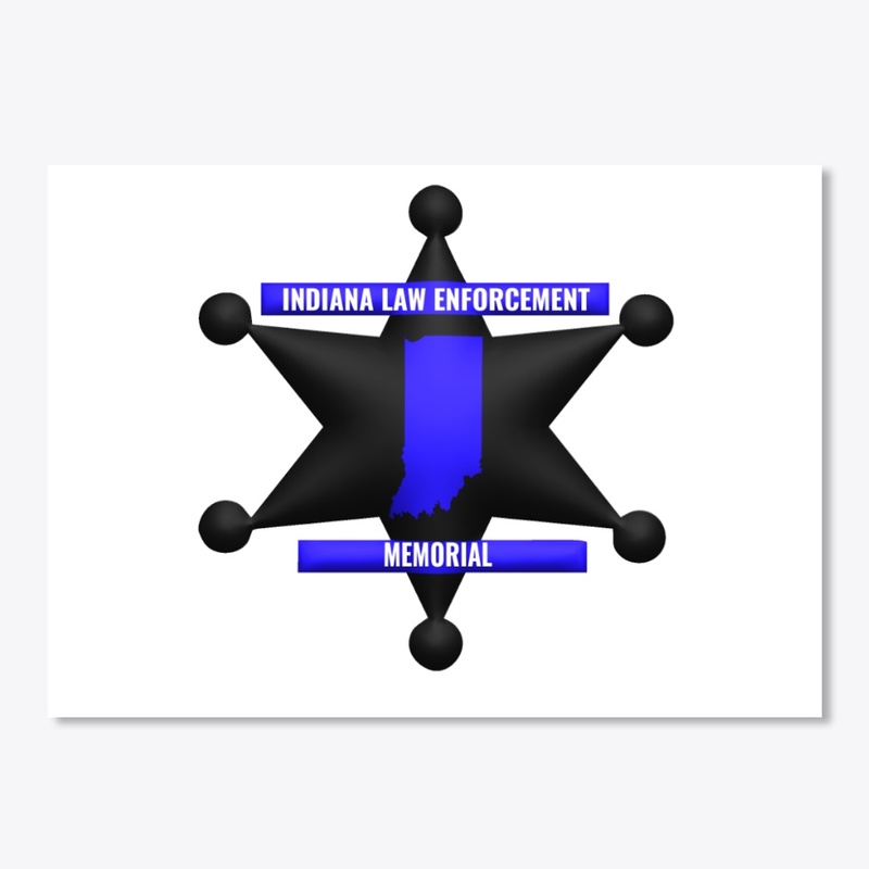 Indiana Law Enforcement Memorial Sticker