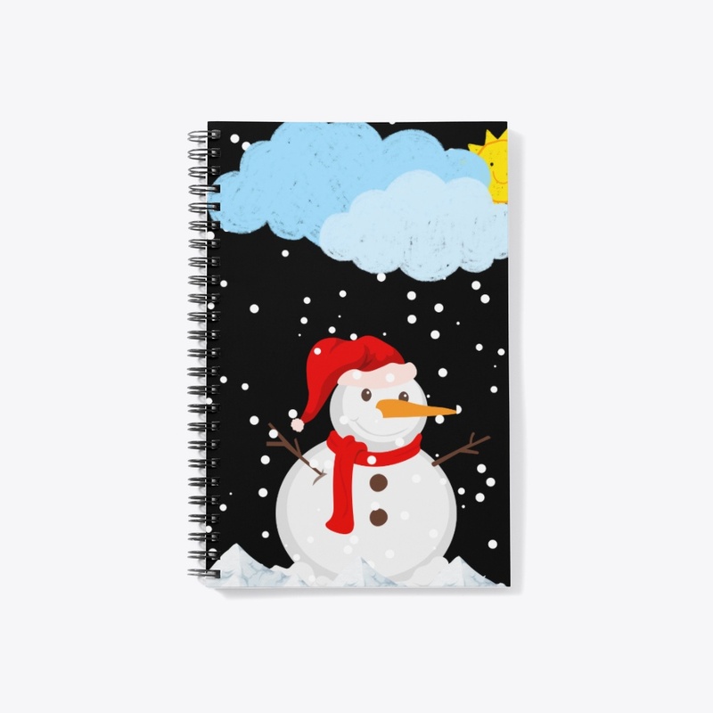 Snowman in the sunshine