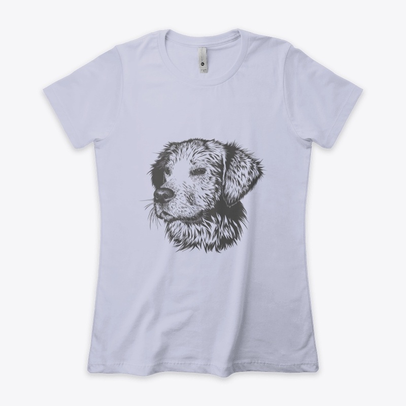 Stylish Dog Minimal T-Shirts