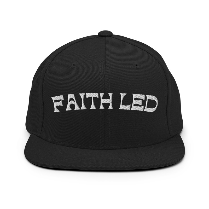 Faith Led Snapback Hat