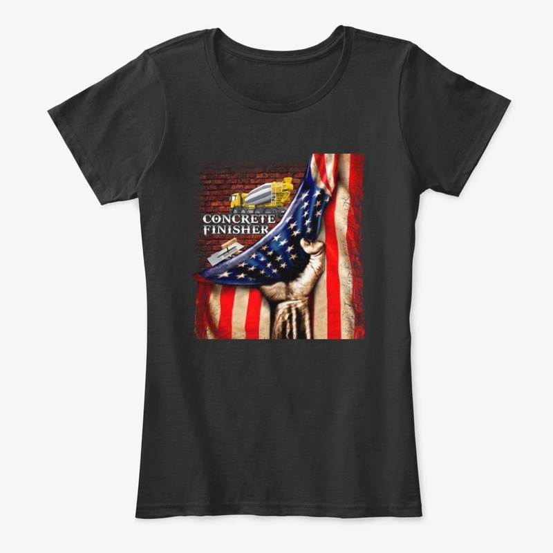 Proud American Concrete Finisher