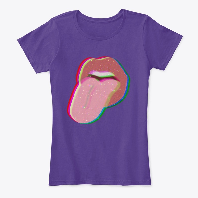 Tongue glitch by LaTrea