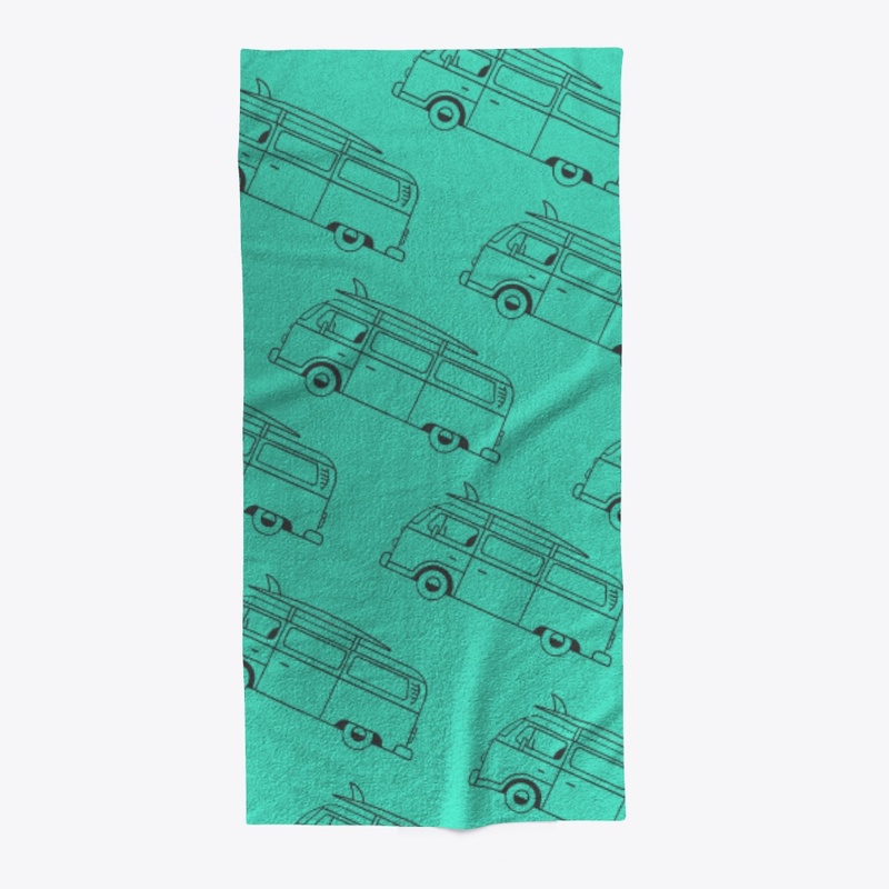 T2 van beach towel