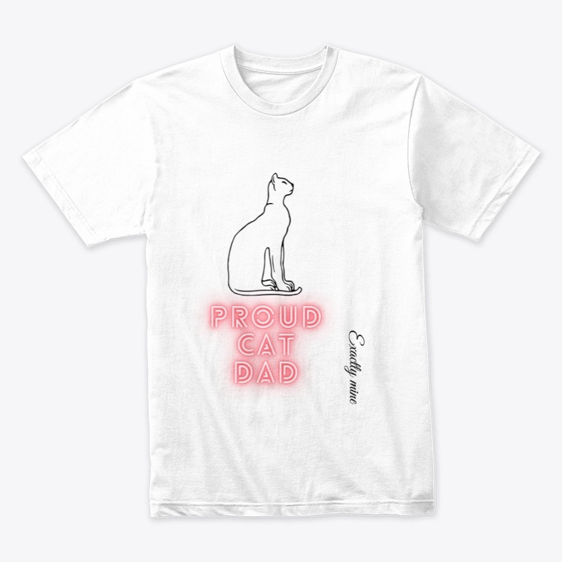 proud cat dad tshirt