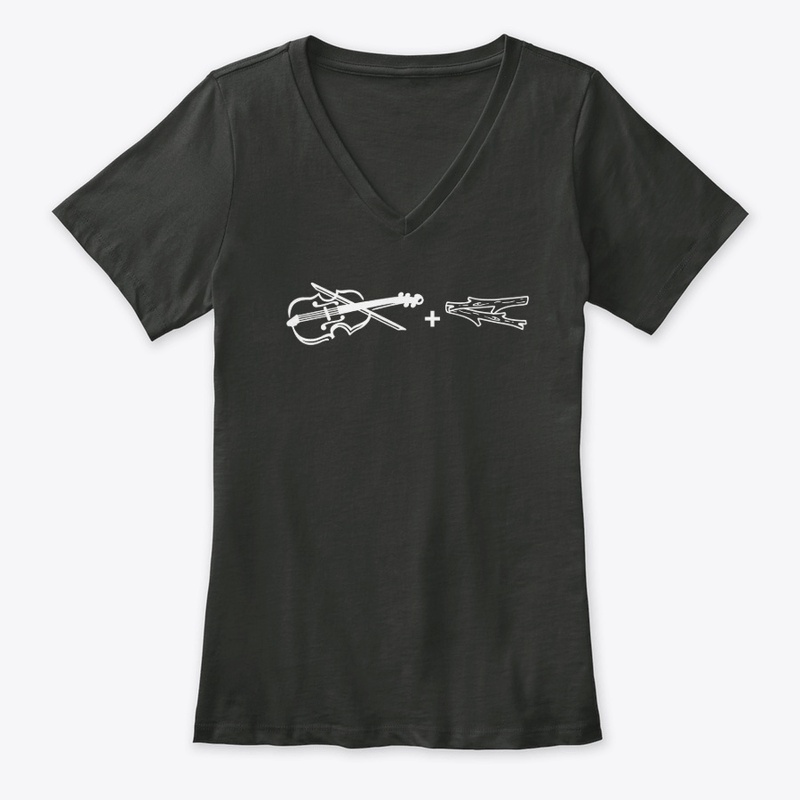 Fiddle Sticks- White Print