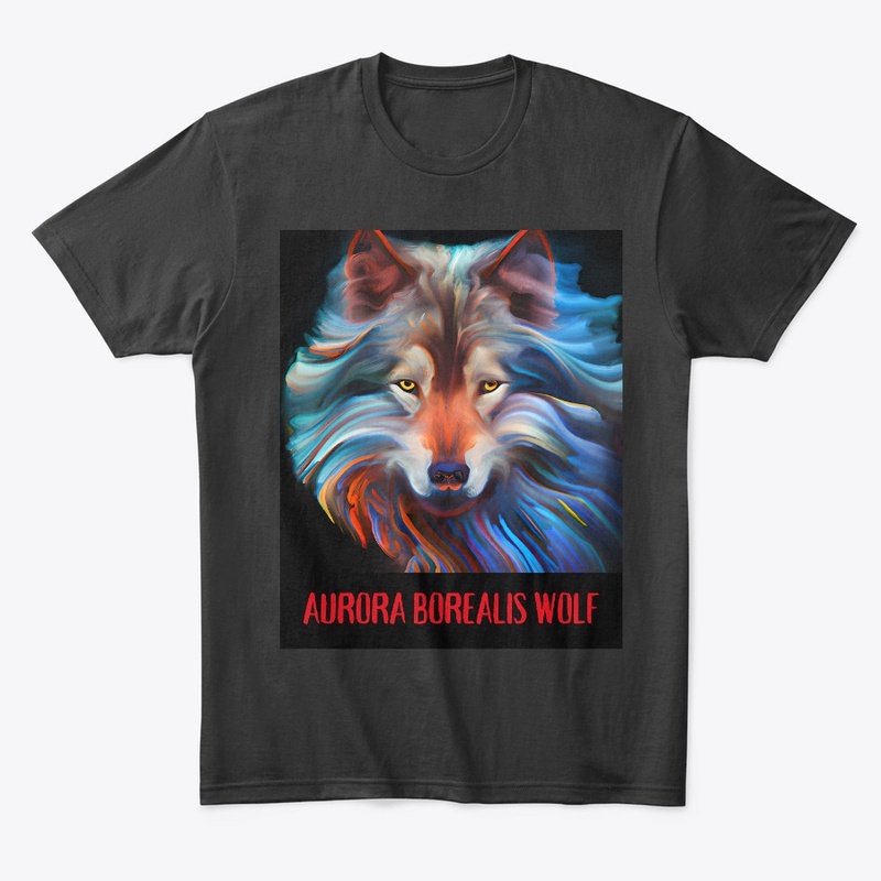 Aurora Borealis Wolf