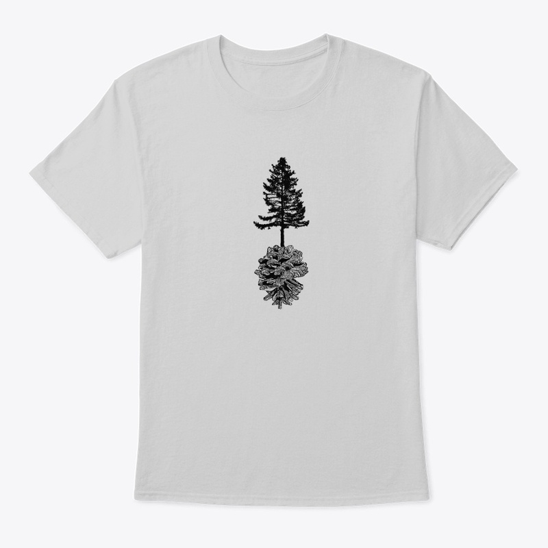 Evergreen Tree and Pine Cone