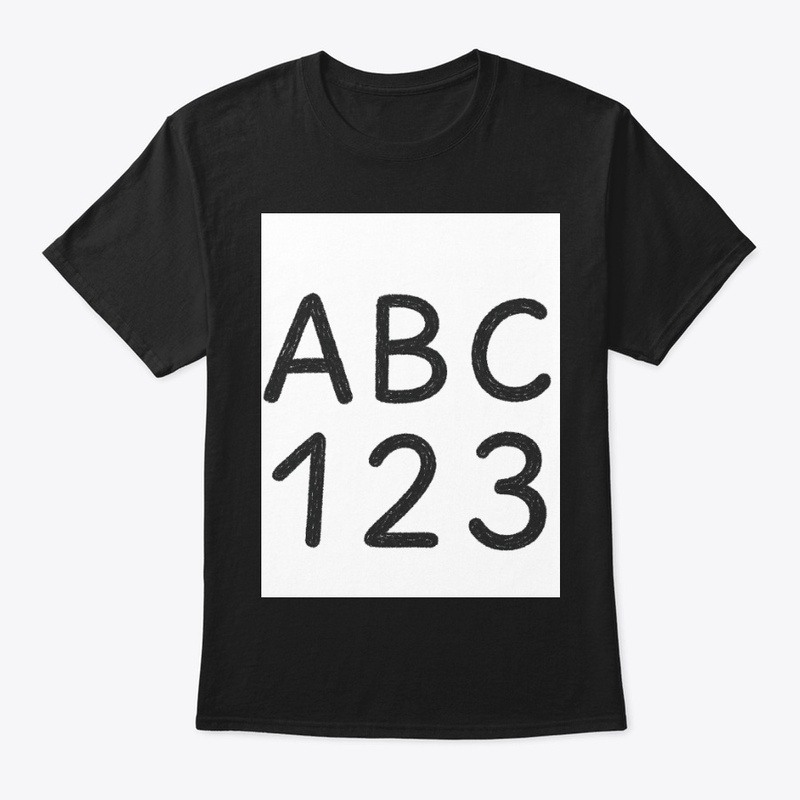 ABC and 123 WRITEN IN CHILD WRITING!